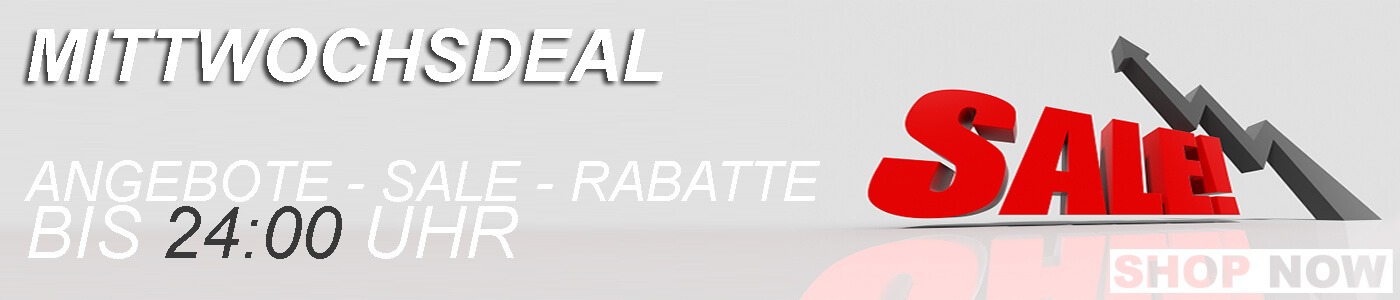 MITTWOCHSDEAL ANGEBOTE - SALE - RABATTE BIS 24:00 UHR