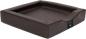 Preview: Orthopädischer Hundekorb Visko Compact Style 80x80x16cm braun