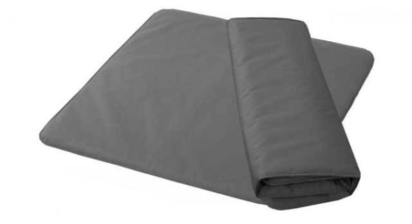 Anti-allergische Hundedecke 64x64cm grau