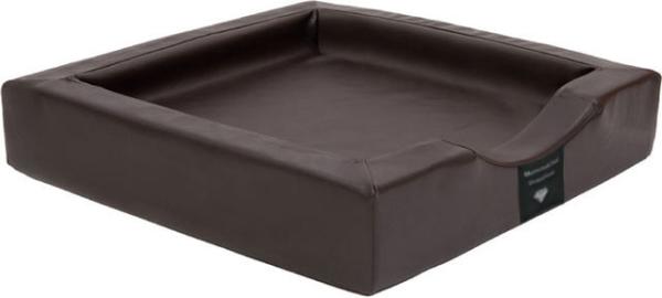 Hundebett Compact 80x80x16cm braun