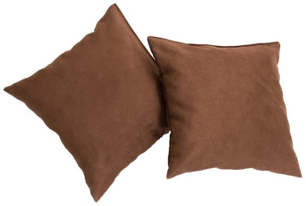 Robuste Spielkissen 2er Set 30x30cm braun