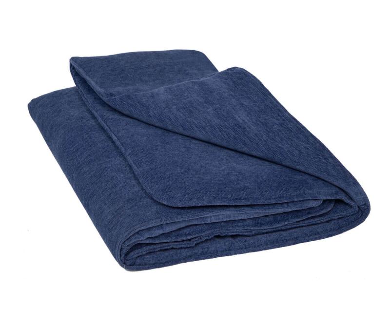 Nachhaltige Hundedecke "blau" aus 100% recyceltem Polyester